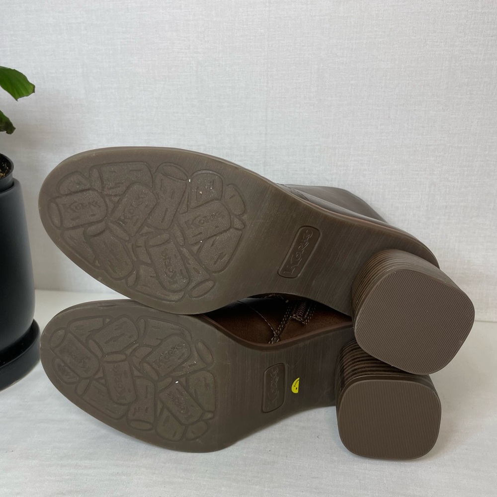 Korks Brown Ankle Boots - Picture 12 of 13